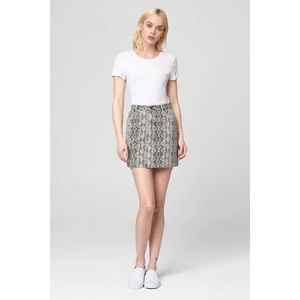 BLANK NYC The Jane Cotton Mini Skirt in Snake Along 85WK0181 Women’s Waist 27